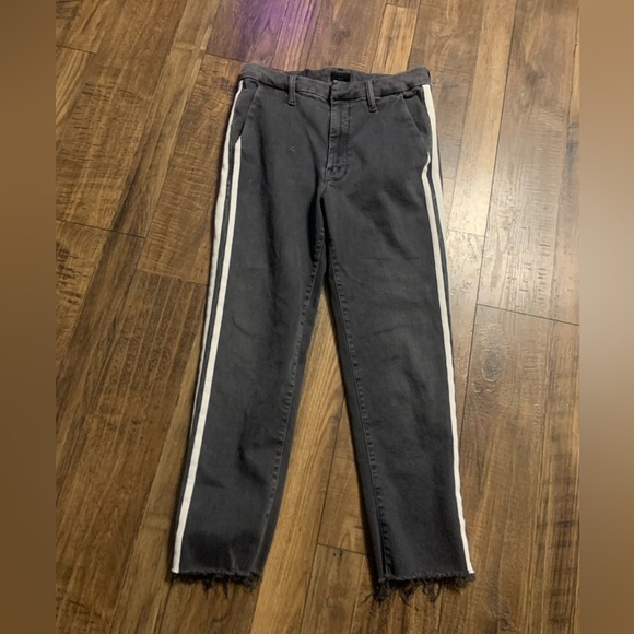 The Shaker Prep /  Mr. Black Racer MOTHER denim jeans fray revolve summer $190 - Picture 2 of 6